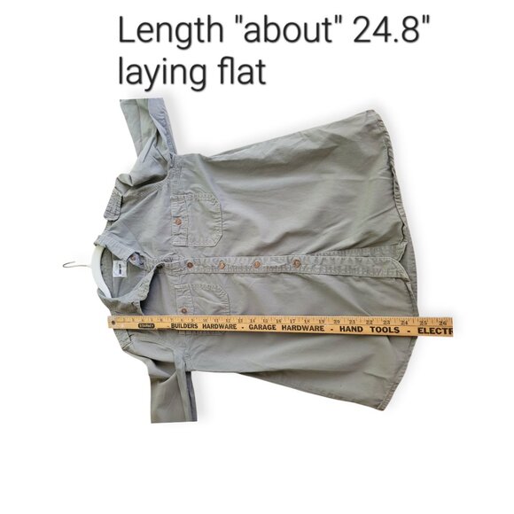 Anine Bing classic sage 100% cotton collared button-up XS - Picture 7 of 10